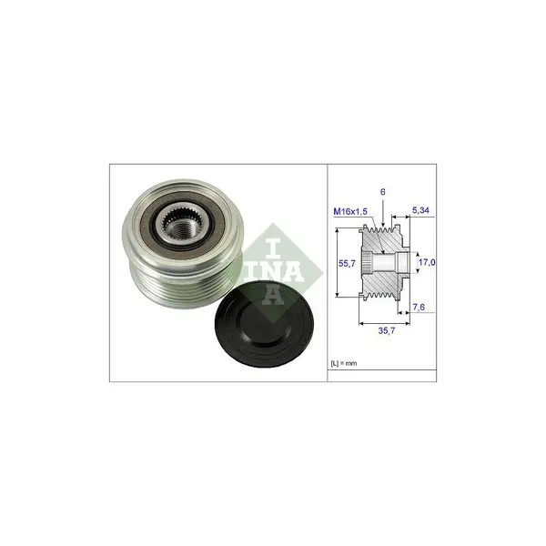 Sistem roata libera, generator Schaeffler INA 535 0077 10