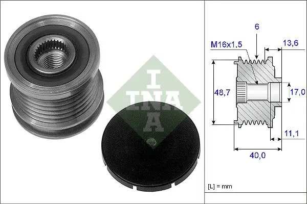 Sistem roata libera, generator Schaeffler INA 535 0085 10