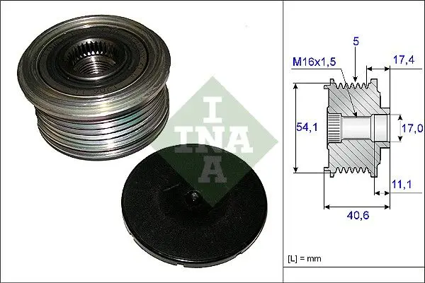 Sistem roata libera, generator Schaeffler INA 535 0089 10