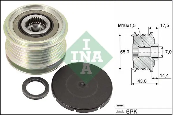 Sistem roata libera, generator Schaeffler INA 535 0105 10