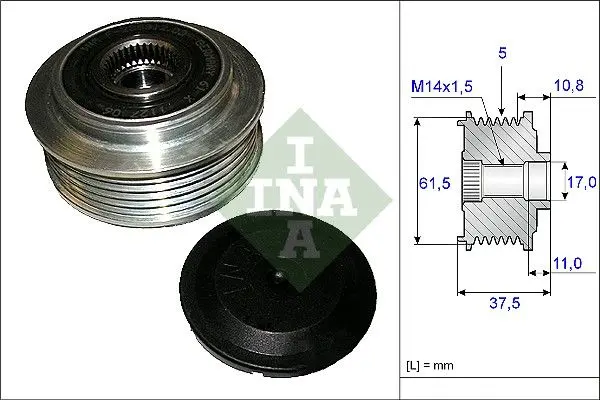 Sistem roata libera, generator Schaeffler INA 535 0107 10