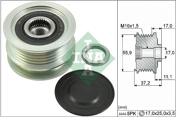 Sistem roata libera, generator Schaeffler INA 535 0116 10