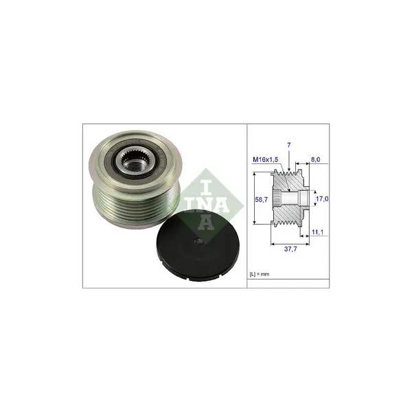 Sistem roata libera, generator Schaeffler INA 535 0128 10