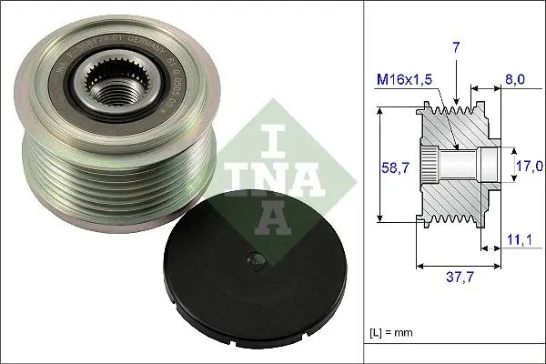 Sistem roata libera, generator Schaeffler INA 535 0128 10