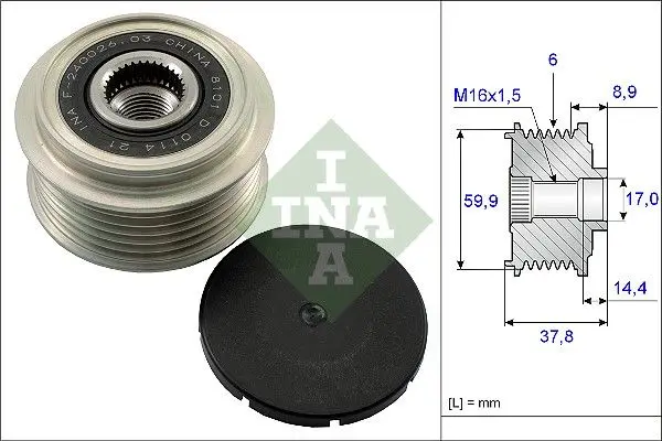 Sistem roata libera, generator Schaeffler INA 535 0135 10