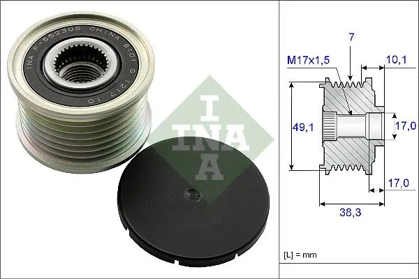 Sistem roata libera, generator Schaeffler INA 535 0153 10
