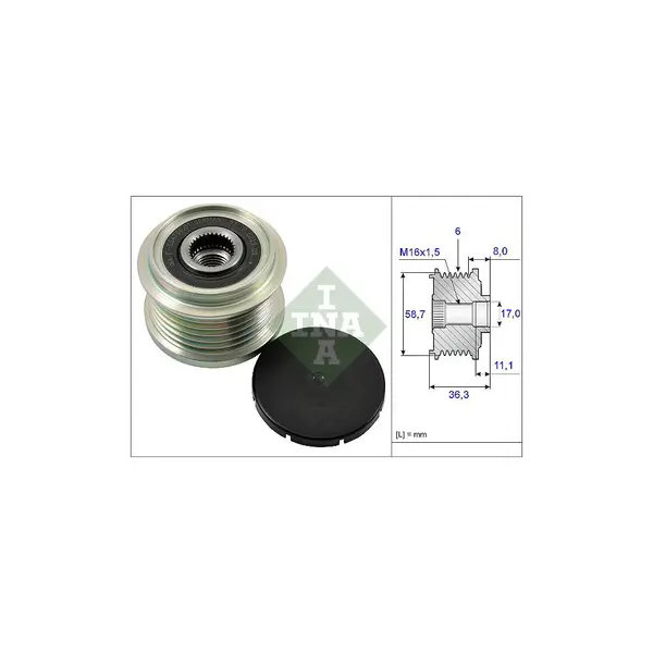 Sistem roata libera, generator Schaeffler INA 535 0160 10