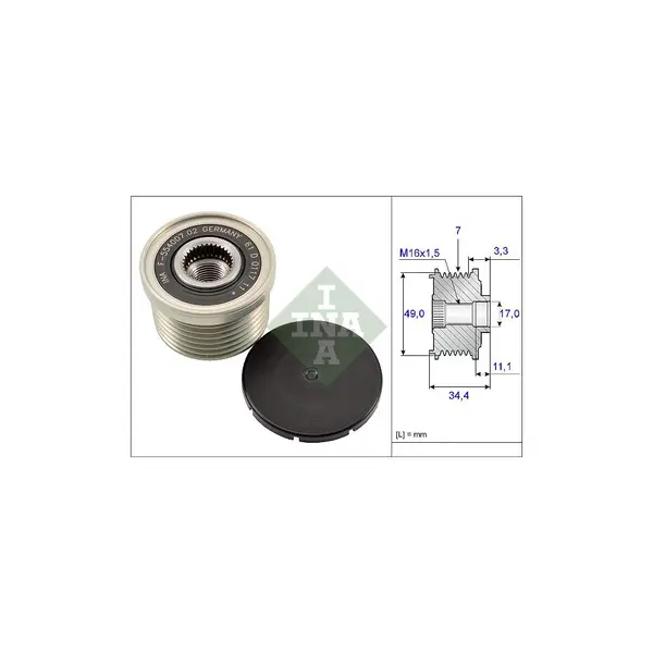 Sistem roata libera, generator Schaeffler INA 535 0164 10