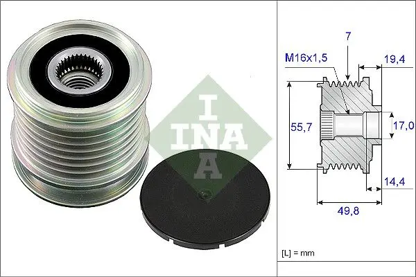 Sistem roata libera, generator Schaeffler INA 535 0165 10