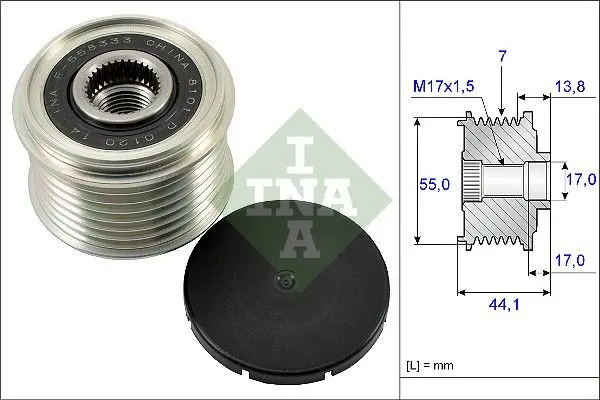 Sistem roata libera, generator Schaeffler INA 535 0167 10