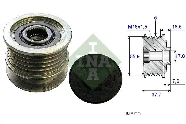 Sistem roata libera, generator Schaeffler INA 535 0169 10