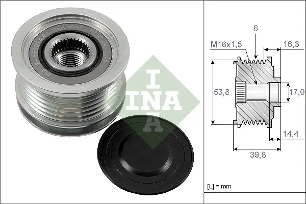 Sistem roata libera, generator Schaeffler INA 535 0170 10
