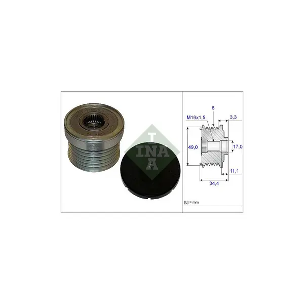 Sistem roata libera, generator Schaeffler INA 535 0183 10
