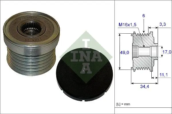 Sistem roata libera, generator Schaeffler INA 535 0183 10