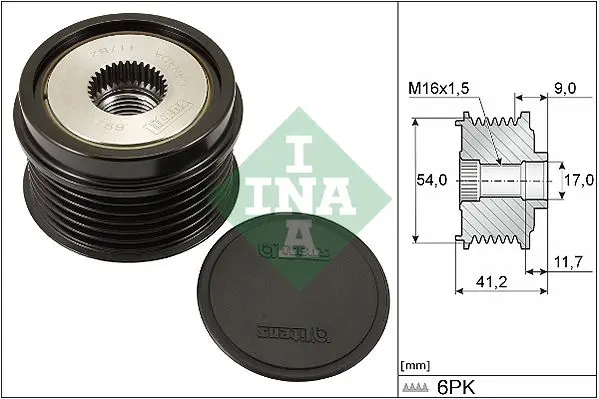 Sistem roata libera, generator Schaeffler INA 535 0192 10