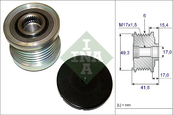 Sistem roata libera, generator Schaeffler INA 535 0193 10