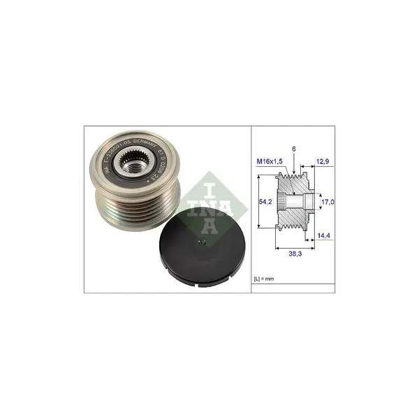 Sistem roata libera, generator Schaeffler INA 535 0194 10
