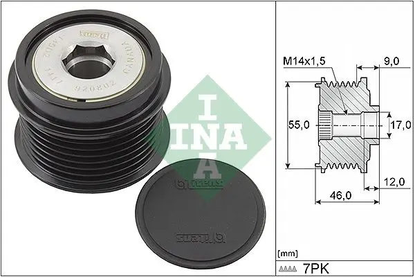 Sistem roata libera, generator Schaeffler INA 535 0198 10
