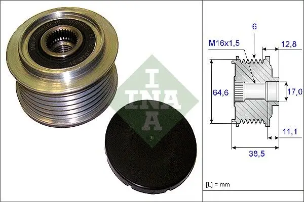 Sistem roata libera, generator Schaeffler INA 535 0201 10