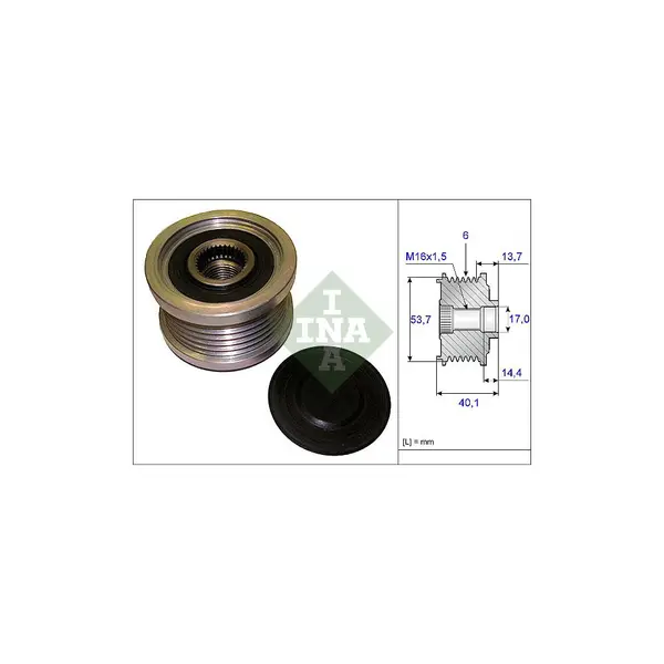 Sistem roata libera, generator Schaeffler INA 535 0202 10