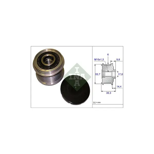 Sistem roata libera, generator Schaeffler INA 535 0203 10