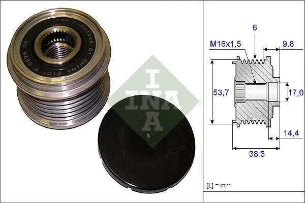 Sistem roata libera, generator Schaeffler INA 535 0203 10