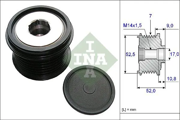 Sistem roata libera, generator Schaeffler INA 535 0209 10