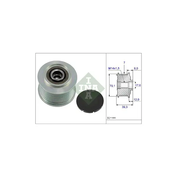 Sistem roata libera, generator Schaeffler INA 535 0214 10