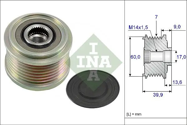 Sistem roata libera, generator Schaeffler INA 535 0215 10