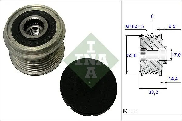 Sistem roata libera, generator Schaeffler INA 535 0216 10