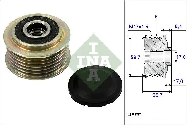Sistem roata libera, generator Schaeffler INA 535 0225 10