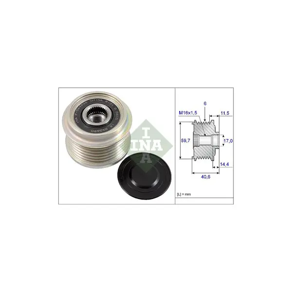 Sistem roata libera, generator Schaeffler INA 535 0227 10