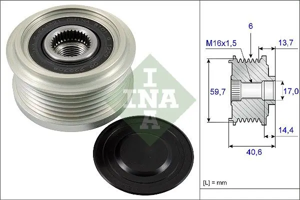Sistem roata libera, generator Schaeffler INA 535 0228 10