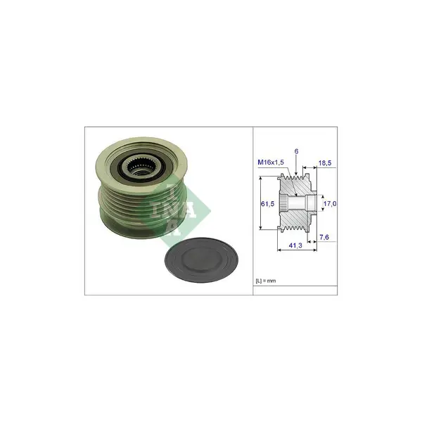 Sistem roata libera, generator Schaeffler INA 535 0234 10