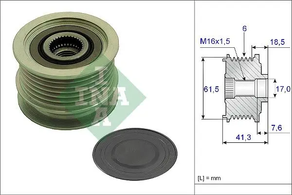Sistem roata libera, generator Schaeffler INA 535 0234 10