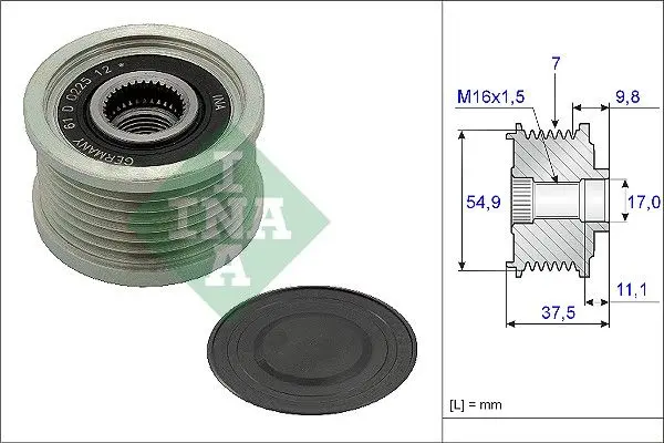 Sistem roata libera, generator Schaeffler INA 535 0235 10