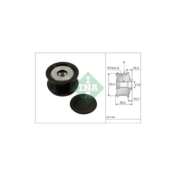 Sistem roata libera, generator Schaeffler INA 535 0236 10