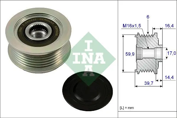 Sistem roata libera, generator Schaeffler INA 535 0241 10