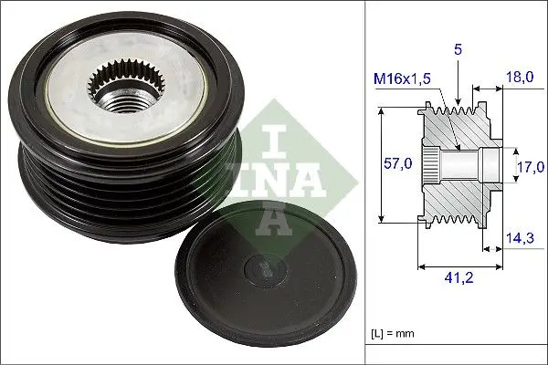 Sistem roata libera, generator Schaeffler INA 535 0248 10
