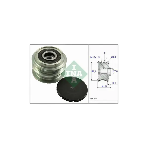 Sistem roata libera, generator Schaeffler INA 535 0269 10