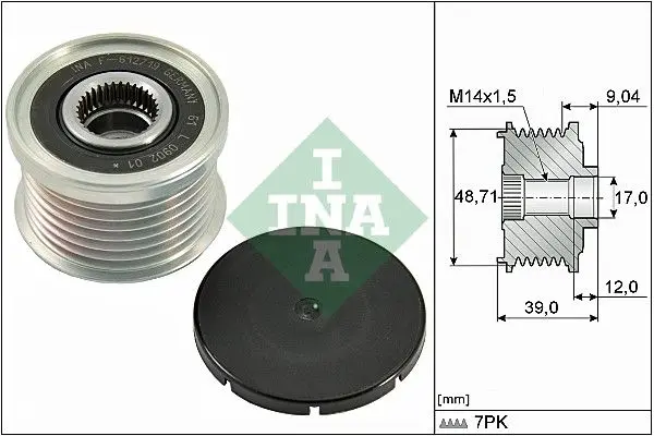Sistem roata libera, generator Schaeffler INA 535 0275 10