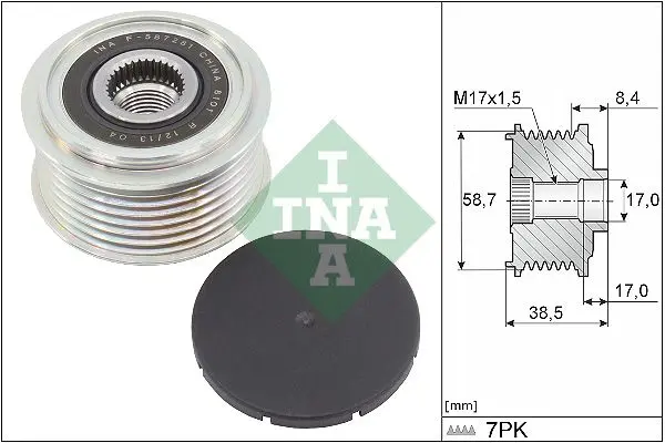 Sistem roata libera, generator Schaeffler INA 535 0318 10