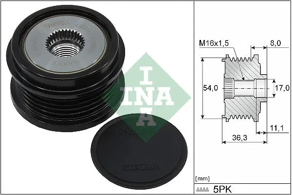 Sistem roata libera, generator Schaeffler INA 535 0333 10