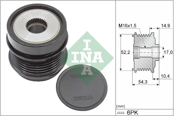 Sistem roata libera, generator Schaeffler INA 535 0342 10