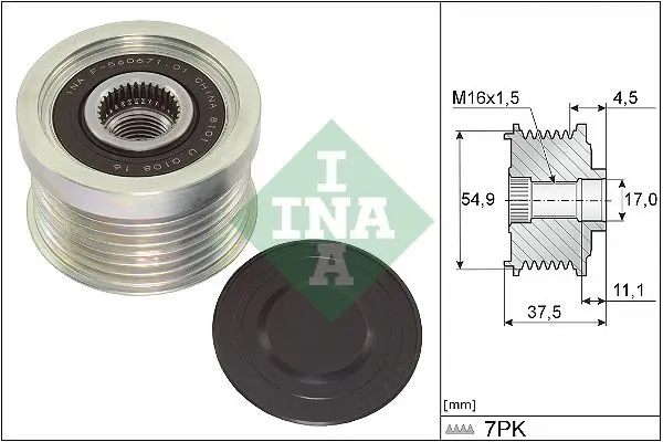 Sistem roata libera, generator Schaeffler INA 535 0349 10