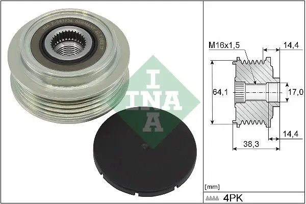 Sistem roata libera, generator Schaeffler INA 535 0350 10