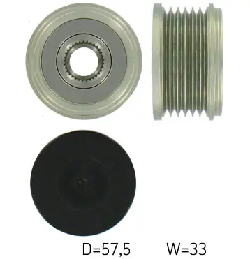 Sistem roata libera, generator SKF VKM 03306