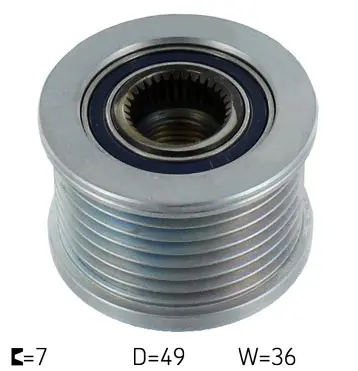 Sistem roata libera, generator SKF VKM 03601