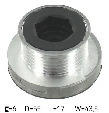 Sistem roata libera, generator SKF VKM 03612