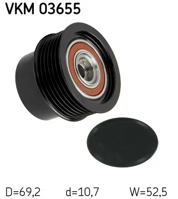 Sistem roata libera, generator SKF VKM 03655